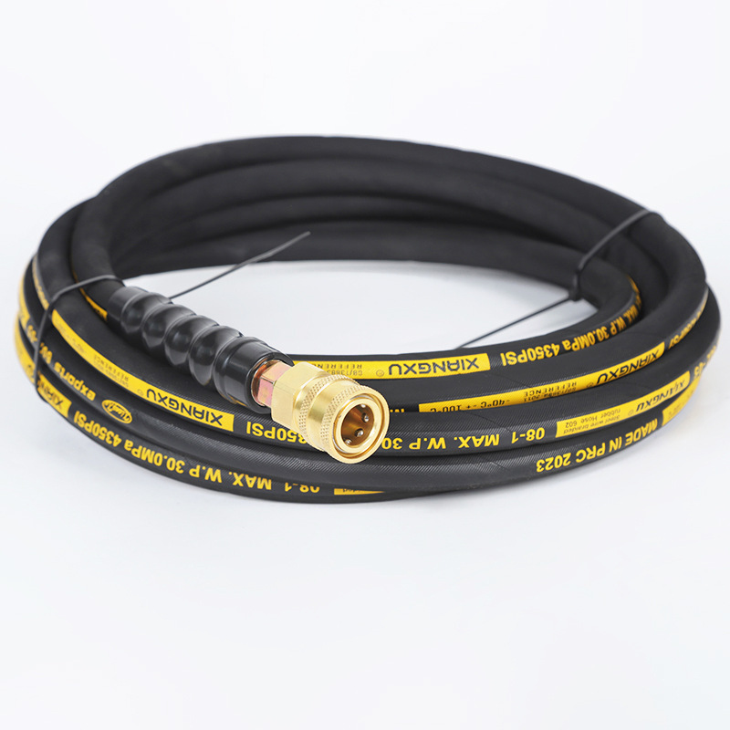 Manguera de goma de salida de agua para lavadora para automóviles a alta presión