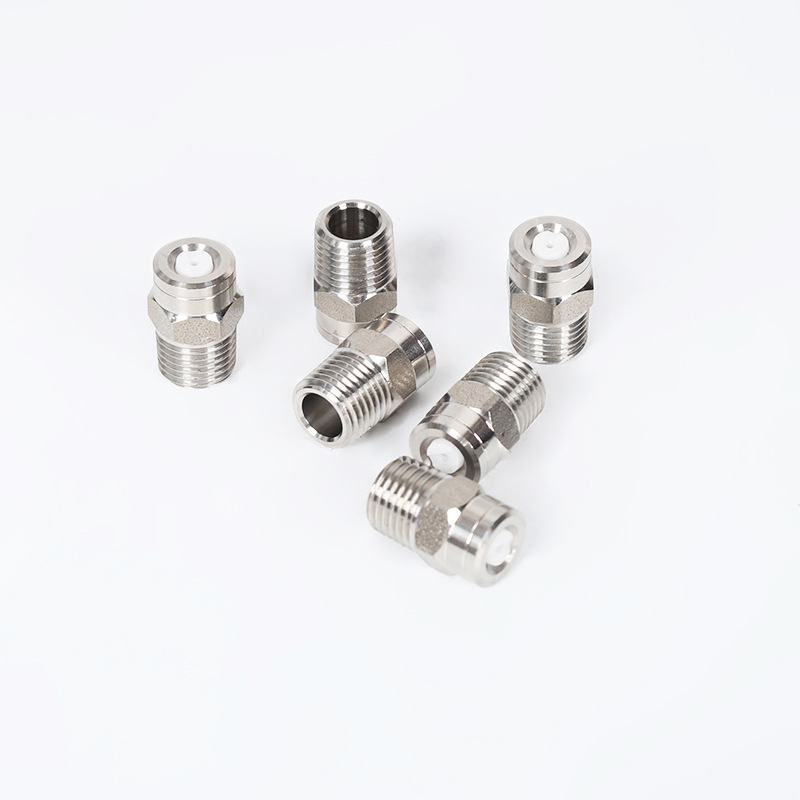 Boquilla de atomización del cono de polvo enjuague