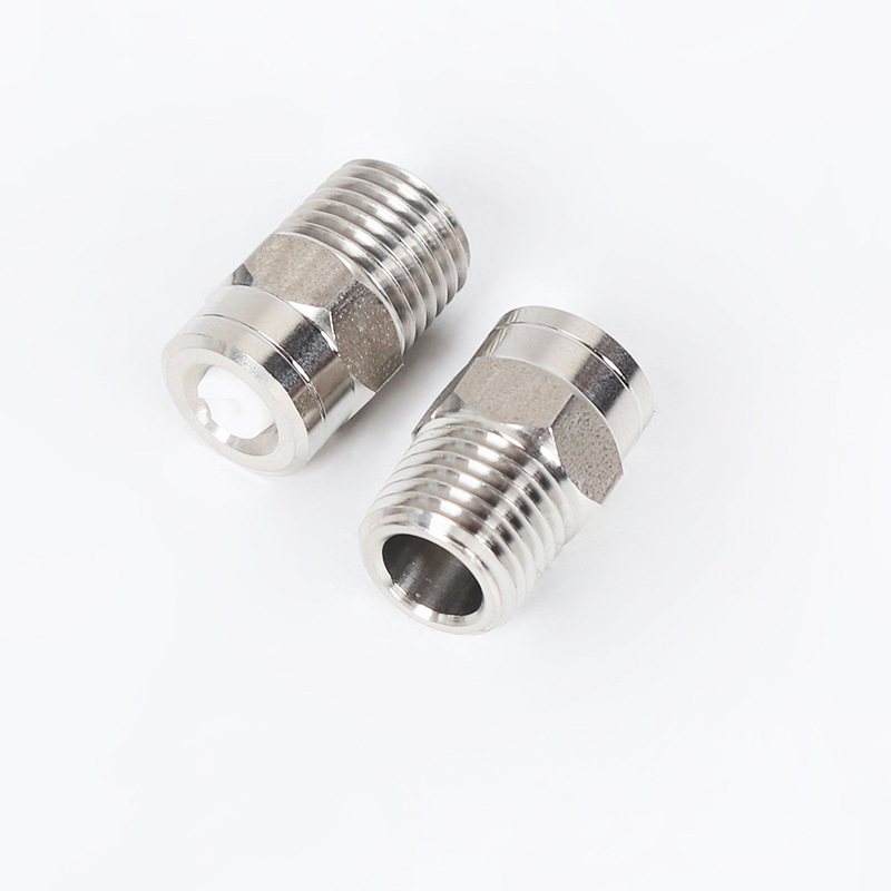 Boquilla de atomización del cono de polvo enjuague