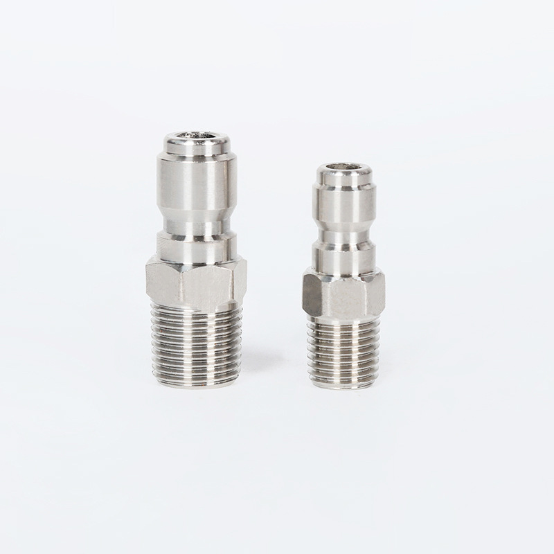 Conector rápido de acero inoxidable 3/8 accesorios de enchufe rápido