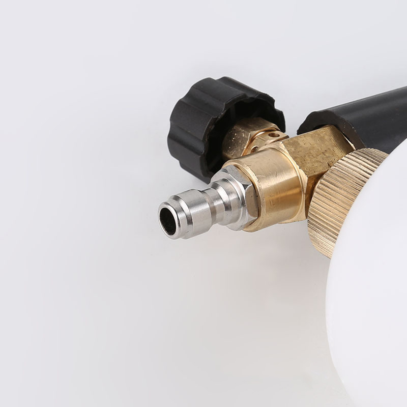 Suministros de jardín con tetera de espuma con pistola de plástico