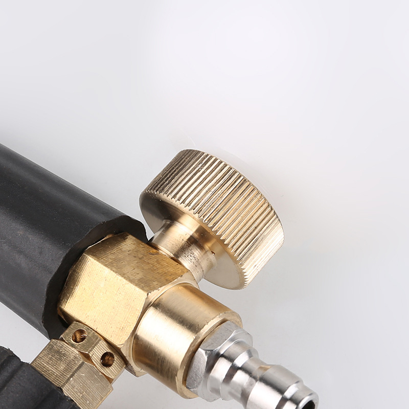 Suministros de jardín con tetera de espuma con pistola de plástico