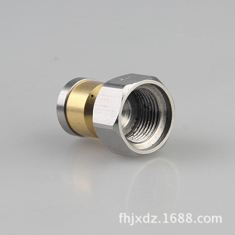 Limpieza de tuberías de acero inoxidable en la boquilla de polvo de enfriamiento de la carretera a alta presión